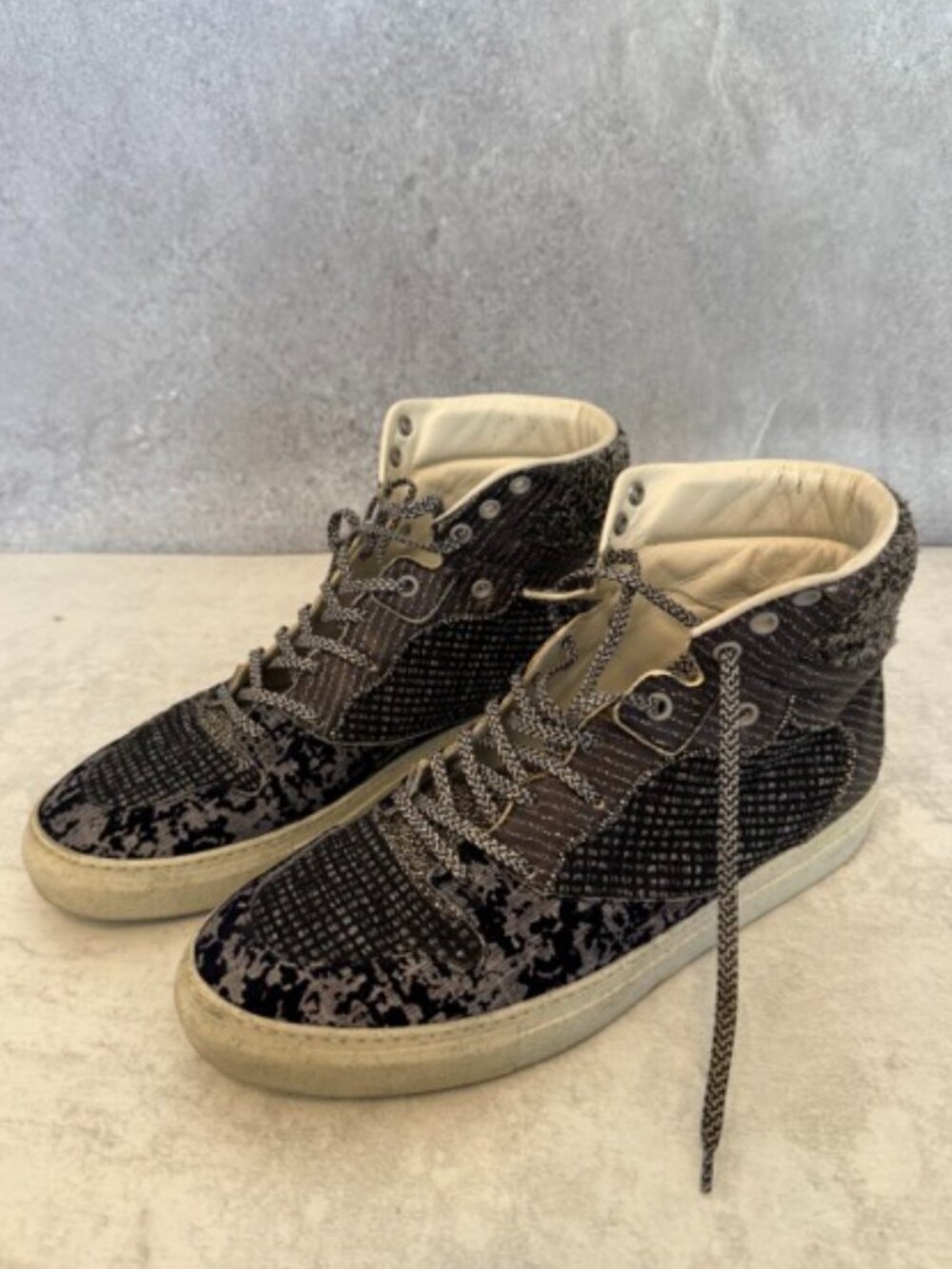 Men's Balenciaga Pleated Sneakers